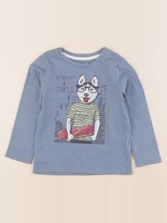 Seconde main-Garçon-T-shirt, polo, sous pull-Tee-shirt - 4 ans