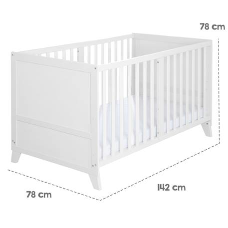 Ensemble de lit bébé 'savanna friends' avec équipement complet Blanc / beige 5 - vertbaudet enfant 