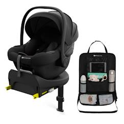 Puériculture-Siège-auto-Nacelle 0/Coque 0+ (de 0 à 13 kg)-Siège auto kinderkraft i-lite avec base endura safe fx i-size isofix pivotante 90° coque naissance