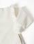 Sweat zippé en molleton avec capuche et doublure en coton peigné Blanc+Rose clair 4 - vertbaudet enfant 