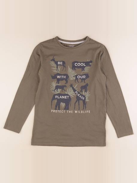 Tee-shirt - 12 ans Vert 1 - vertbaudet enfant 