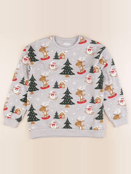 Sweat - 12 ans Gris 1 - vertbaudet enfant 