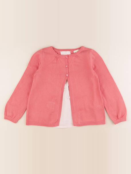 Gilet - 8 ans Orange 1 - vertbaudet enfant 