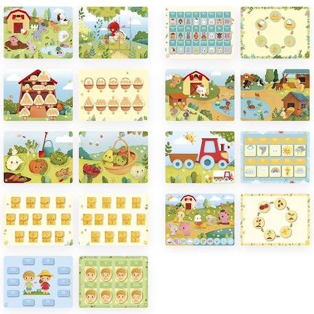 Livre d?activités busy book thème ferme Multicolore 2 - vertbaudet enfant 