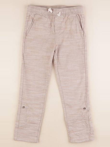 Pantalon - 8 ans Beige 1 - vertbaudet enfant 