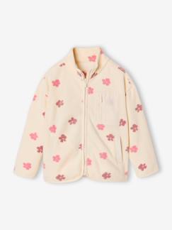 Sweat polaire fille zippé  - vertbaudet enfant