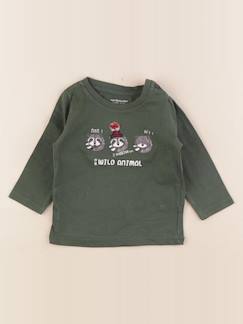 Seconde main-Garçon-T-shirt, polo, sous pull-Tee-shirt - 9 mois