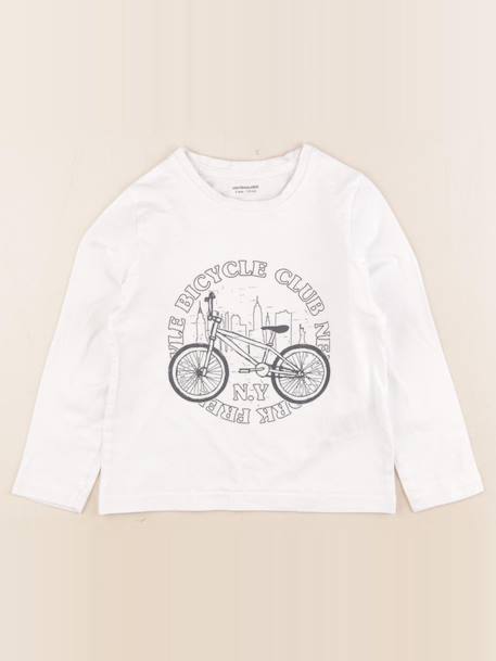 Tee-shirt - 5 ans Blanc 1 - vertbaudet enfant 