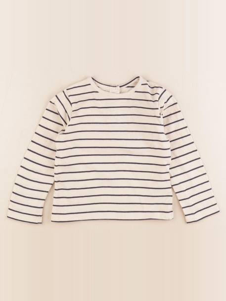 Tee-shirt - 24 mois Blanc, bleu 1 - vertbaudet enfant 