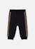 Pantalon garçon molleton avec bandes latérales Noir 3 - vertbaudet enfant 