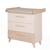 Commode à langer étroite en bois 'sidney' avec tiroirs - beige / décor chêne Beige / décor chêne 1 - vertbaudet enfant 