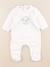 Pyjama velours - 1 mois Blanc 1 - vertbaudet enfant 