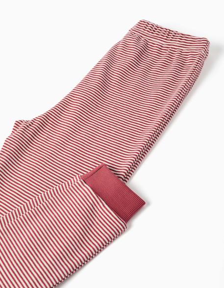 Pyjama à manches longues en coton avec masque rembourré Rouge foncé 3 - vertbaudet enfant 
