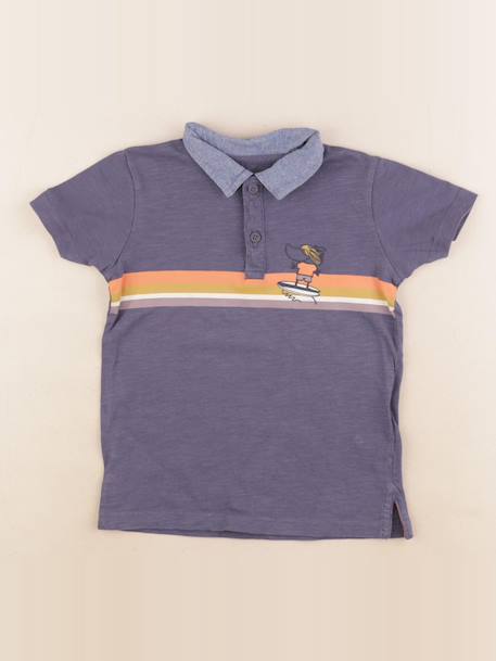 Polo - 4 ans Bleu 1 - vertbaudet enfant 