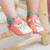Chaussons bébé cuir souple léna le lama Rose 3 - vertbaudet enfant 