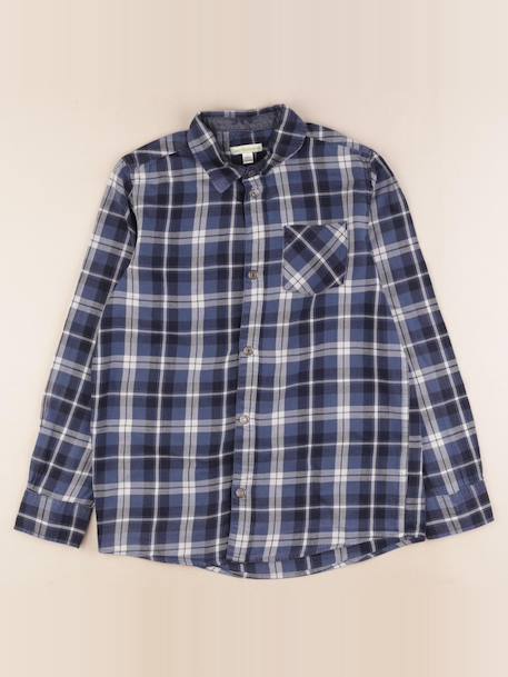 Chemise imprimé au dos - 12 ans Bleu 1 - vertbaudet enfant 