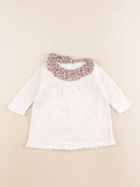 Robe - 3 mois Blanc 1 - vertbaudet enfant 