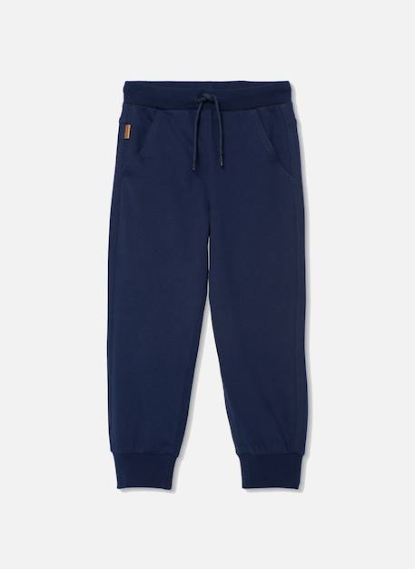 Pantalon garçon molleton Bleu 1 - vertbaudet enfant 