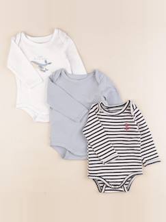 Seconde main-Garçon-Body-Lot de 3 bodies en coton - 6 mois