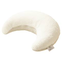 Jouet-Bouillotte lune aux graines de colza en gaze de coton et bambou