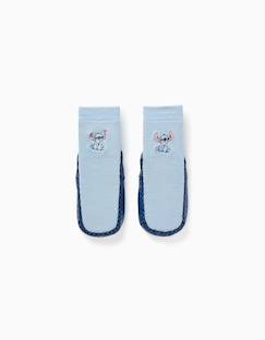 -Chaussettes-chaussons avec semelle antidérapante et stitch