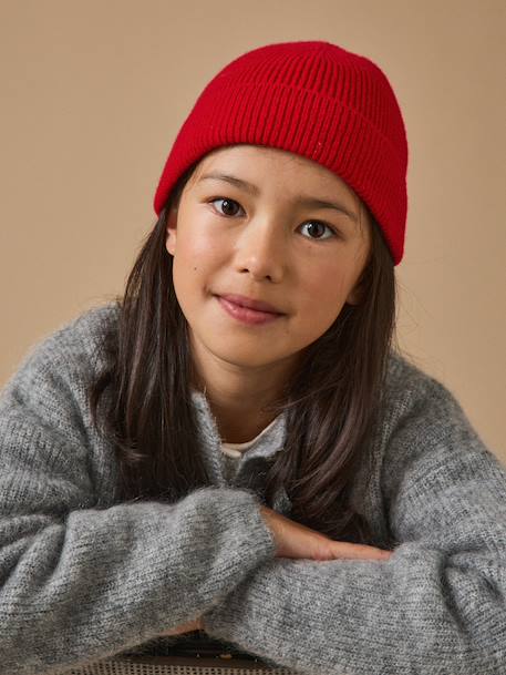 Garçon-Accessoires-Bonnet en laine mérinos enfant