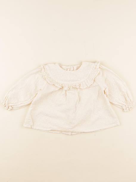 Blouse - 12 mois Beige 1 - vertbaudet enfant 