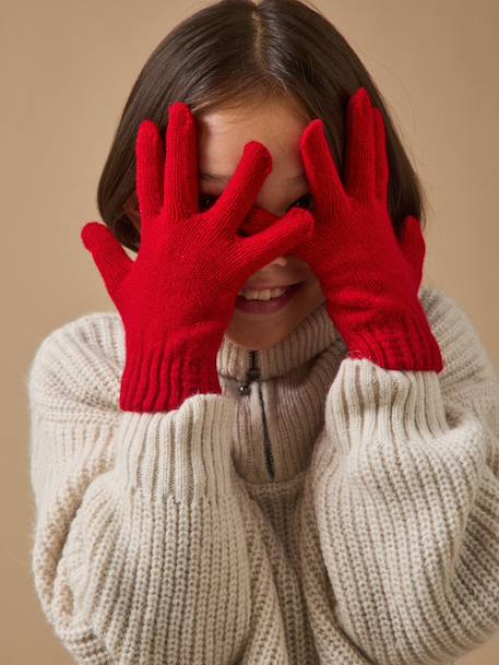 Fille-Accessoires-Gants en laine mérinos enfant