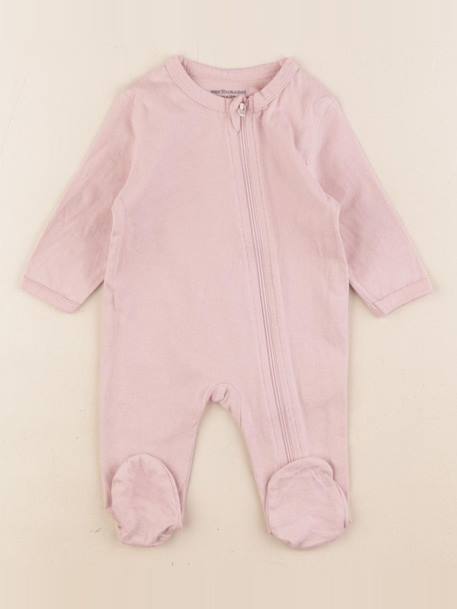 Pyjama coton - 1 mois Rose 1 - vertbaudet enfant 