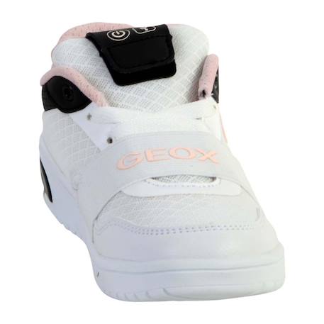 Baskets basses à lacets velours White black 4 - vertbaudet enfant 