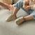 Chaussons cuir souple rosie la souris Beige 3 - vertbaudet enfant 