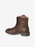 Boots fille synthétique zippées marron 3 - vertbaudet enfant 