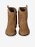 Boots fille cuir zippées marron 4 - vertbaudet enfant 
