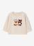 T-shirt manches longues bébé garçon beige chiné+gris chiné 1 - vertbaudet enfant 