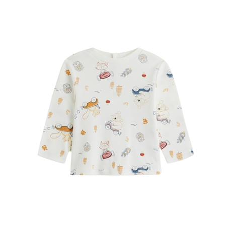 Ensemble salopette bébé en coton matelassé et t-shirt emile Bleu 6 - vertbaudet enfant 