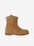 Boots fille cuir zippées marron 2 - vertbaudet enfant 