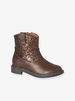 Chaussures-Chaussures fille 23-38-Boots fille synthétique zippées
