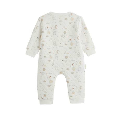 Combinaison bébé en molleton et chaussons eliah Ecru 3 - vertbaudet enfant 