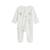 Pyjama bébé en velours ouverture pont eliah Ecru 2 - vertbaudet enfant 