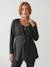 Ensemble 3 pièces homewear grossesse et allaitement anthracite+Bleu 8 - vertbaudet enfant 