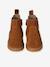 Boots fille cuir zippées beige+bronze+camel+marine+marron+vert+vieux rose 25 - vertbaudet enfant 