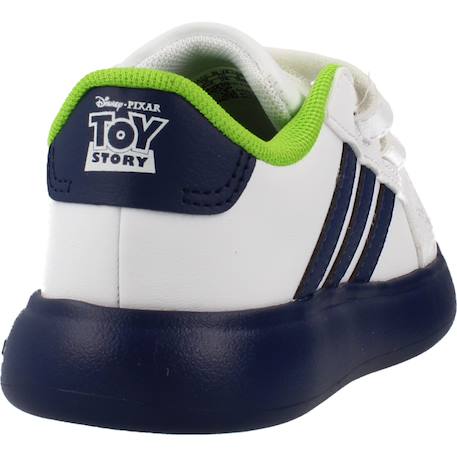Basket garçon à  à scratchs grand court toy story Blanc 3 - vertbaudet enfant 