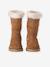 Boots fille en cuir zippées marron 4 - vertbaudet enfant 