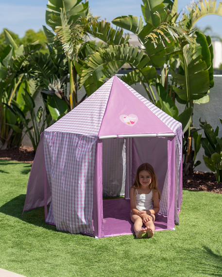 Tente de plage enfant avec filet respirant Multicolore+Rose 7 - vertbaudet enfant 