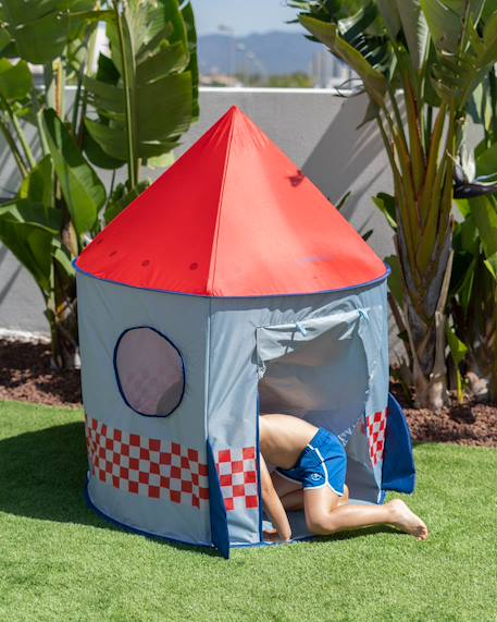 Tente de plage enfant avec filet respirant Multicolore+Rose 6 - vertbaudet enfant 
