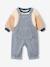Ensemble salopette et sweat bébé bleu grisé 3 - vertbaudet enfant 