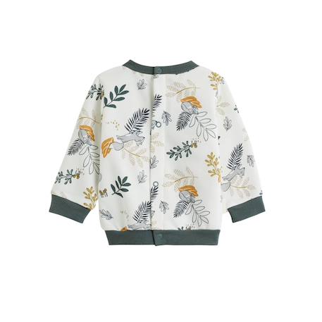 Ensemble bébé sweat et pantalon en velours côtelé elliott Vert 5 - vertbaudet enfant 
