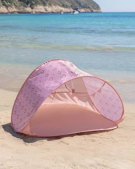 Tente de plage enfant pliante polyester Bleu+Rose 10 - vertbaudet enfant 
