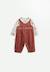 Ensemble salopette bébé en velours côtelé et t-shirt evie Rose 1 - vertbaudet enfant 