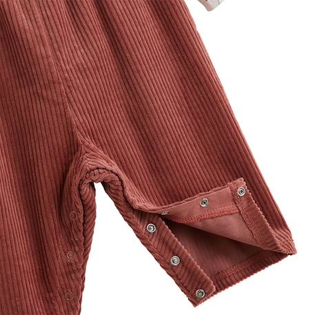 Ensemble salopette bébé en velours côtelé et t-shirt evie Rose 5 - vertbaudet enfant 